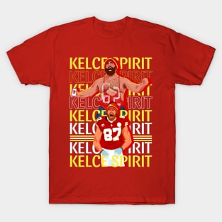 Travis Kelce x Jason Kelce Spirit - Red T-Shirt